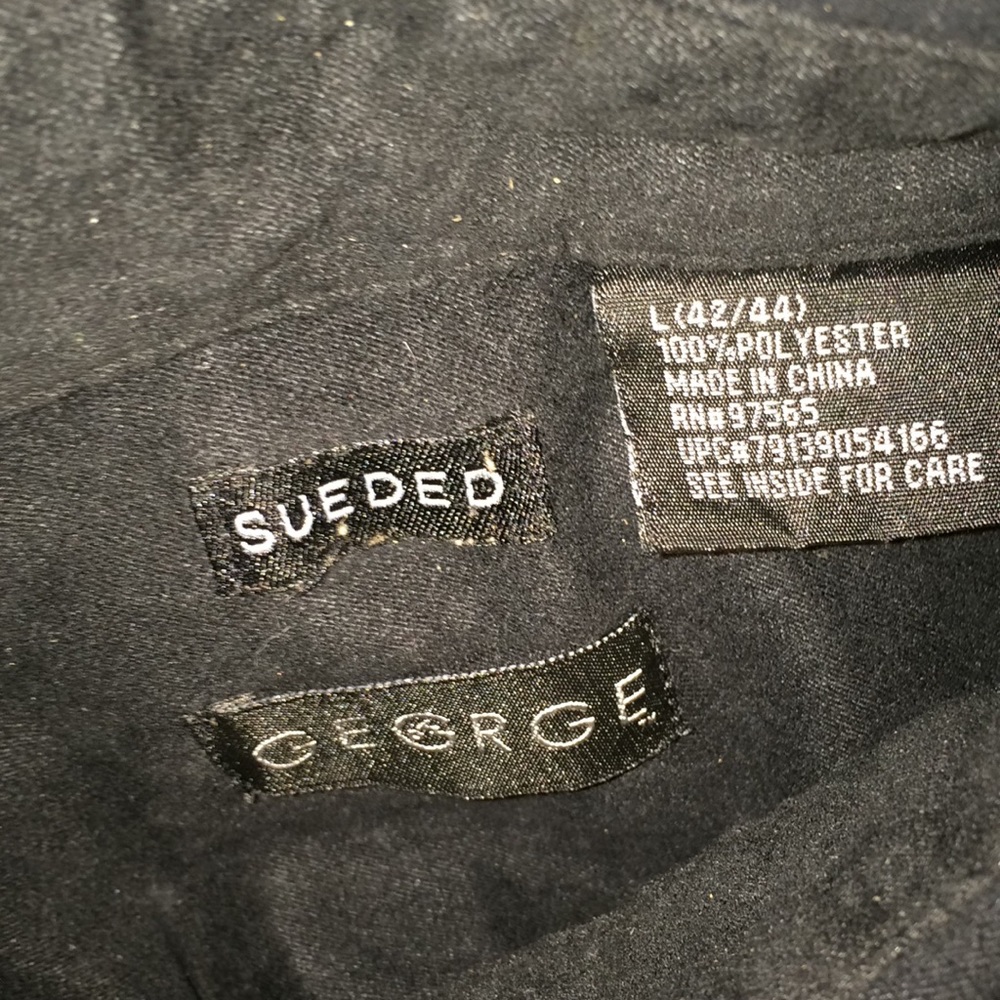 Black suede long sleeve button up shirt men’s